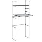 vidaXL Scaffale per Lavatrice 77x52x192 cm in Alluminio vidaXL Scaffale per Lavatrice 77x52x192 cm in Alluminio