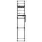 vidaXL Scaffale per Lavatrice 77x52x192 cm in Alluminio vidaXL Scaffale per Lavatrice 77x52x192 cm in Alluminio