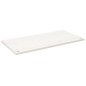 vidaXL Piano Scrivania Bianco 100x50x2,5 cm in Legno Massello di Pino vidaXL Piano Scrivania Bianco 100x50x2,5 cm in Legno Massello di Pino