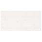 vidaXL Piano Scrivania Bianco 100x50x2,5 cm in Legno Massello di Pino vidaXL Piano Scrivania Bianco 100x50x2,5 cm in Legno Massello di Pino