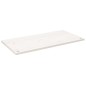 vidaXL Piano Scrivania Bianco 110x55x2,5 cm in Legno Massello di Pino vidaXL Piano Scrivania Bianco 110x55x2,5 cm in Legno Massello di Pino