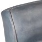 vidaXL Poltrona 60x75x90 cm Grigia in Vera Pelle di Capra vidaXL Poltrona 60x75x90 cm Grigia in Vera Pelle di Capra