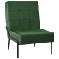 vidaXL Poltrona Relax 65x79x87 cm Verde Scuro in Velluto vidaXL Poltrona Relax 65x79x87 cm Verde Scuro in Velluto