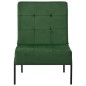 vidaXL Poltrona Relax 65x79x87 cm Verde Scuro in Velluto vidaXL Poltrona Relax 65x79x87 cm Verde Scuro in Velluto
