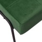 vidaXL Poltrona Relax 65x79x87 cm Verde Scuro in Velluto vidaXL Poltrona Relax 65x79x87 cm Verde Scuro in Velluto
