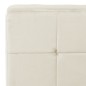 vidaXL Poltrona Relax 65x79x87 cm Bianco Crema in Velluto