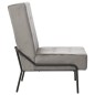 vidaXL Poltrona Relax 65x79x87 cm Grigio Chiaro in Velluto vidaXL Poltrona Relax 65x79x87 cm Grigio Chiaro in Velluto