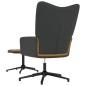 vidaXL Poltrona Relax con Poggiapiedi Marrone in Velluto e PVC vidaXL Poltrona Relax con Poggiapiedi Marrone in Velluto e PVC