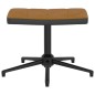 vidaXL Poltrona Relax con Poggiapiedi Marrone in Velluto e PVC vidaXL Poltrona Relax con Poggiapiedi Marrone in Velluto e PVC