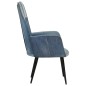 vidaXL Poltrona Wingback Patchwork Denim in Tela vidaXL Poltrona Wingback Patchwork Denim in Tela