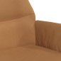vidaXL Poltrona Rilassante Tortora in Similpelle Scamosciata vidaXL Poltrona Rilassante Tortora in Similpelle Scamosciata