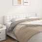 Testiera ad Orecchio Bianca 163x16x78/88 cm in Similpelle Testiera ad Orecchio Bianca 163x16x78/88 cm in Similpelle
