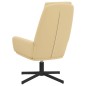 vidaXL Poltrona Relax Bianco Crema in Velluto vidaXL Poltrona Relax Bianco Crema in Velluto