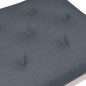vidaXL Panca Grigio Scuro 80x40x49 cm in Velluto