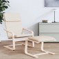 vidaXL Sedia Relax Crema in Tessuto vidaXL Sedia Relax Crema in Tessuto