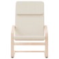 vidaXL Sedia Relax Crema in Tessuto vidaXL Sedia Relax Crema in Tessuto
