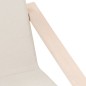 vidaXL Sedia Relax Crema in Tessuto vidaXL Sedia Relax Crema in Tessuto