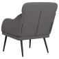 vidaXL Poltrona Grigia 63x76x80 cm Similpelle vidaXL Poltrona Grigia 63x76x80 cm Similpelle