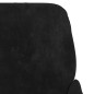vidaXL Panca Nera 108x79x79 cm in Velluto