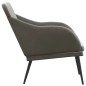 vidaXL Panca Grigio Scuro 110x76x80 cm in Velluto vidaXL Panca Grigio Scuro 110x76x80 cm in Velluto