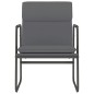 vidaXL Sedia Lounge Grigia 55x64x80 cm in Similpelle vidaXL Sedia Lounge Grigia 55x64x80 cm in Similpelle