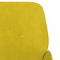 vidaXL Poltrona Gialla 62x79x79 cm Velluto vidaXL Poltrona Gialla 62x79x79 cm Velluto