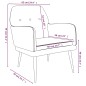 vidaXL Poltrona Gialla 62x79x79 cm Velluto vidaXL Poltrona Gialla 62x79x79 cm Velluto