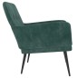 vidaXL Poltrona Verde Scuro 62x79x79 cm Velluto vidaXL Poltrona Verde Scuro 62x79x79 cm Velluto