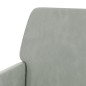 vidaXL Panca Grigio Chiaro 108x79x79 cm in Velluto