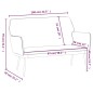 vidaXL Panca Grigio Chiaro 108x79x79 cm in Velluto