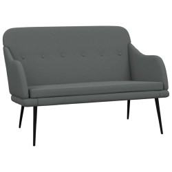 vidaXL Panca Grigio Scuro 110x76x80 cm in Tessuto