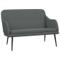 vidaXL Panca Grigio Scuro 110x76x80 cm in Tessuto