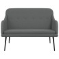 vidaXL Panca Grigio Scuro 110x76x80 cm in Tessuto