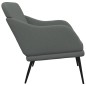 vidaXL Panca Grigio Scuro 110x76x80 cm in Tessuto