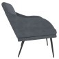 vidaXL Panca Grigio Scuro 110x76x80 cm in Velluto vidaXL Panca Grigio Scuro 110x76x80 cm in Velluto