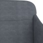 vidaXL Panca Grigio Scuro 110x76x80 cm in Velluto vidaXL Panca Grigio Scuro 110x76x80 cm in Velluto