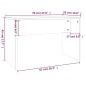 vidaXL Sgabello da Toeletta Rovere Fumo 70x35x45 cm Legno Multistrato vidaXL Sgabello da Toeletta Rovere Fumo 70x35x45 cm Legno Multistrato