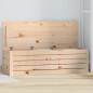 vidaXL Contenitore Portaoggetti 109x36,5x33 cm Legno Massello Pino vidaXL Contenitore Portaoggetti 109x36,5x33 cm Legno Massello Pino