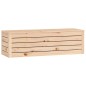 vidaXL Contenitore Portaoggetti 109x36,5x33 cm Legno Massello Pino vidaXL Contenitore Portaoggetti 109x36,5x33 cm Legno Massello Pino