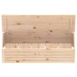 vidaXL Contenitore Portaoggetti 109x36,5x33 cm Legno Massello Pino vidaXL Contenitore Portaoggetti 109x36,5x33 cm Legno Massello Pino
