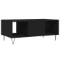 vidaXL Tavolino da Salotto Nero 90x50x36,5 cm in Legno Multistrato