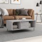 vidaXL Tavolino Salotto Grigio Sonoma 90x50x36,5 cm Legno Multistrato