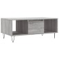 vidaXL Tavolino Salotto Grigio Sonoma 90x50x36,5 cm Legno Multistrato