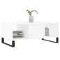 vidaXL Tavolino da Salotto Bianco 90x50x36,5 cm in Legno Multistrato