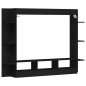vidaXL Mobile Porta TV Nero 152x22x113 cm in Legno Multistrato vidaXL Mobile Porta TV Nero 152x22x113 cm in Legno Multistrato