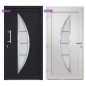 vidaXL Porta di Ingresso Antracite 98x190 cm vidaXL Porta di Ingresso Antracite 98x190 cm