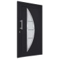 vidaXL Porta di Ingresso Antracite 98x190 cm vidaXL Porta di Ingresso Antracite 98x190 cm