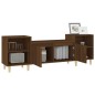 Mobile TV Rovere Marrone 160x35x55 cm in Legno Multistrato Mobile TV Rovere Marrone 160x35x55 cm in Legno Multistrato