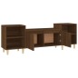 Mobile TV Rovere Marrone 160x35x55 cm in Legno Multistrato Mobile TV Rovere Marrone 160x35x55 cm in Legno Multistrato
