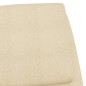 vidaXL Sedia Relax Crema in Tessuto vidaXL Sedia Relax Crema in Tessuto
